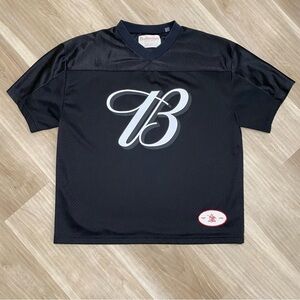 PacSun Budweiser Black Mesh Short Sleeve Jersey